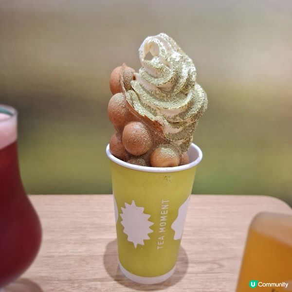 雞蛋仔配鐵觀音雪糕