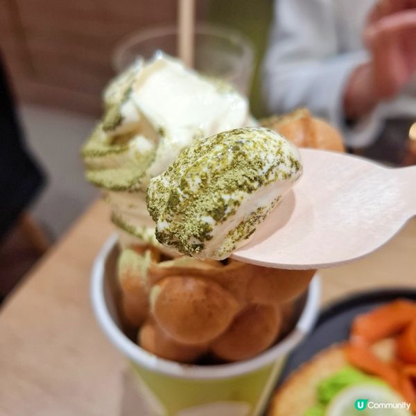 雞蛋仔配鐵觀音雪糕