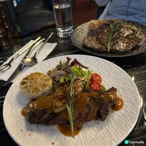 香煎鵝肝配美國封門柳