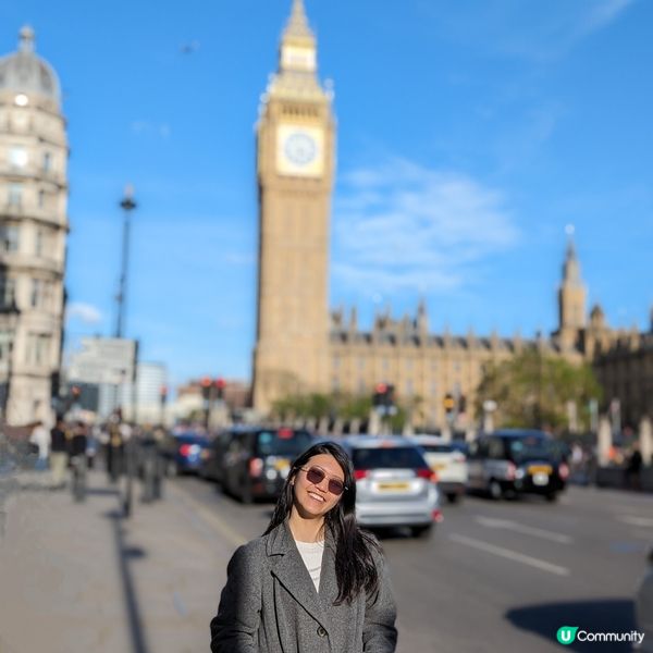 🐤當大笨鐘和西敏寺一起自拍