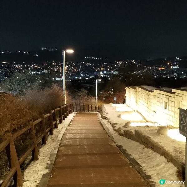 ## 韓國首爾必去打卡秘景🔥駱山公園雪景靚到爆❄️🤩💜