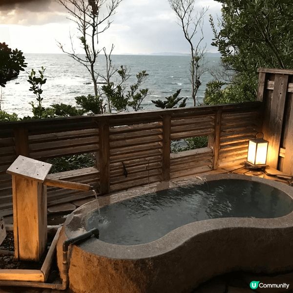 一個難忘的日本旅行-和歌山南紀白浜。面對太平洋來一個温泉浴，...