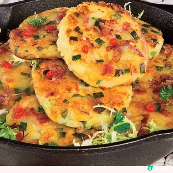 香煎粟米煙肉薯餅