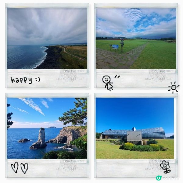 濟洲島涉地可支🏞️獨立岩📸風之山坡Boromwat🌁方舟教堂👣熱門打卡景點介紹👍