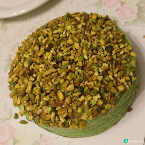 ## 深圳必食開心果芝士蛋糕🍰勁足料超香濃🤤💜