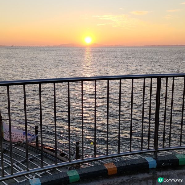 ## 韓國超唯美日落景色🌅月尾島打卡必去😍💜