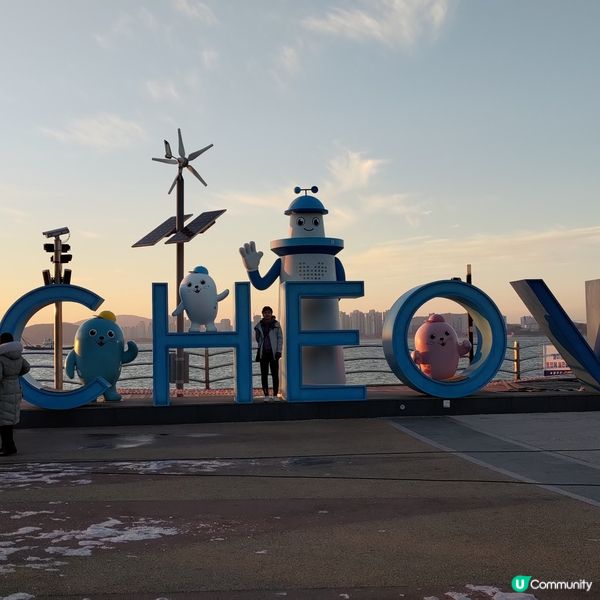 ## 韓國超唯美日落景色🌅月尾島打卡必去😍💜