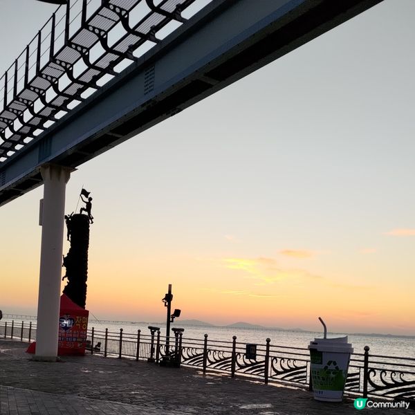 ## 韓國超唯美日落景色🌅月尾島打卡必去😍💜