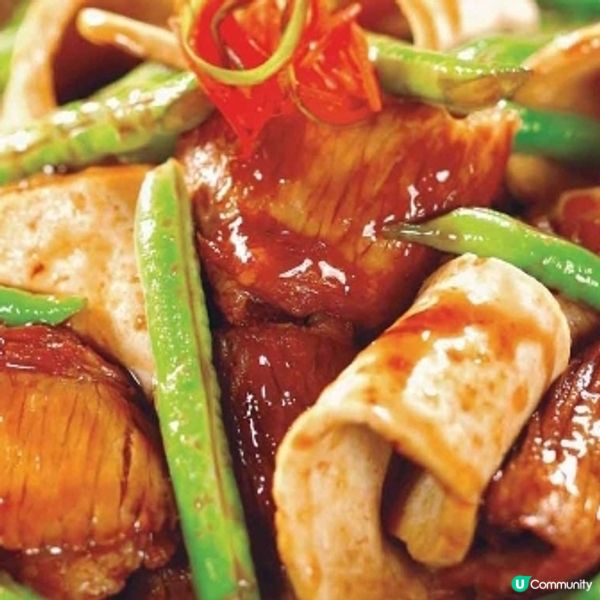 鹵水汁炒爽肉豆腐乾