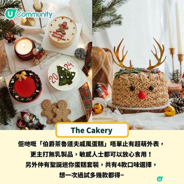 送人氣蛋糕🍰！ 聖誕蛋糕推介2024│精選全港十大高質餅店打卡蛋糕😋🎄