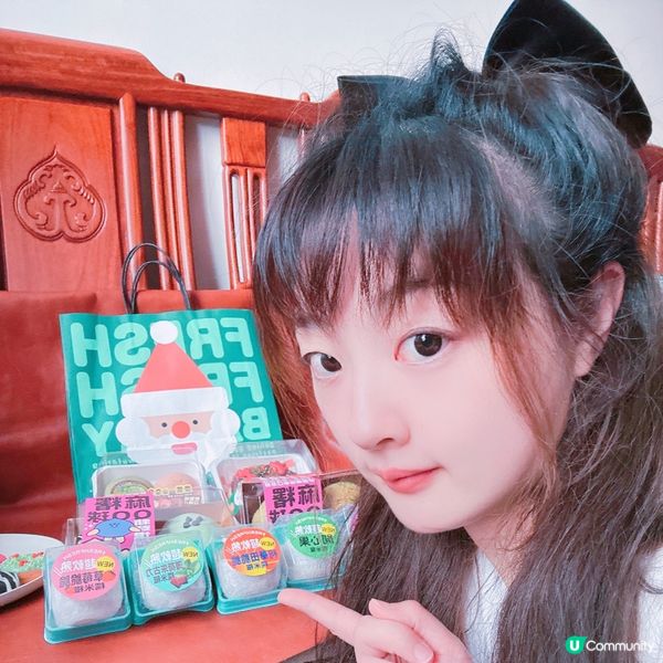 聖誕打卡美食🎄  
麻糬糯米糍新口味🤤