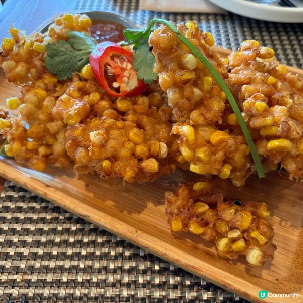 泰式炸粟米蟹肉塊香脆可口