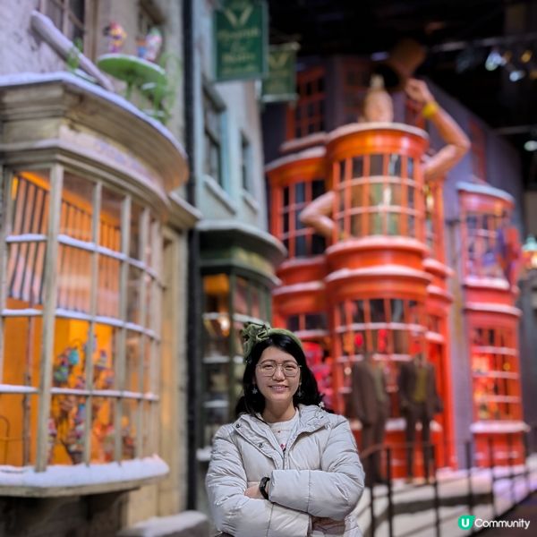 ❄️ 斜角巷與城堡一模型：冰雪覆蓋的魔法世界 🌨️
