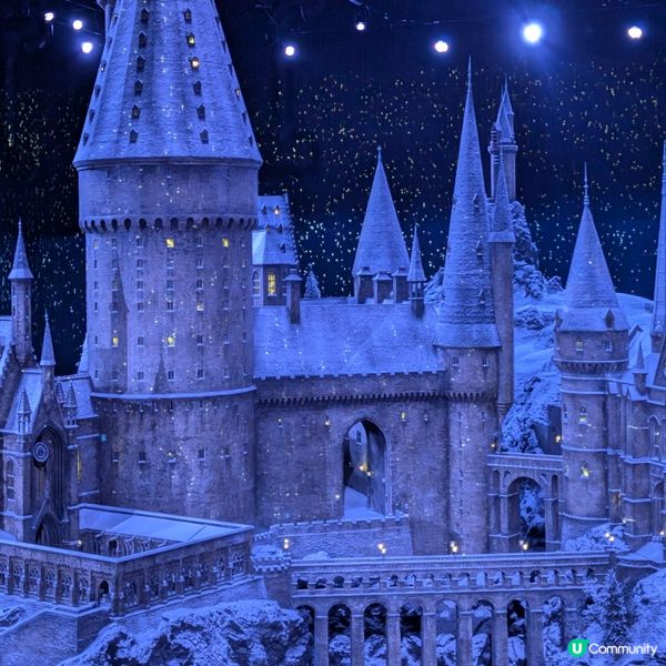 ❄️ 斜角巷與城堡一模型：冰雪覆蓋的魔法世界 🌨️
