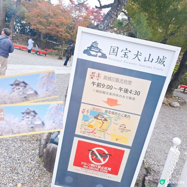 犬山城頂樓觀看絕景🏞🏞