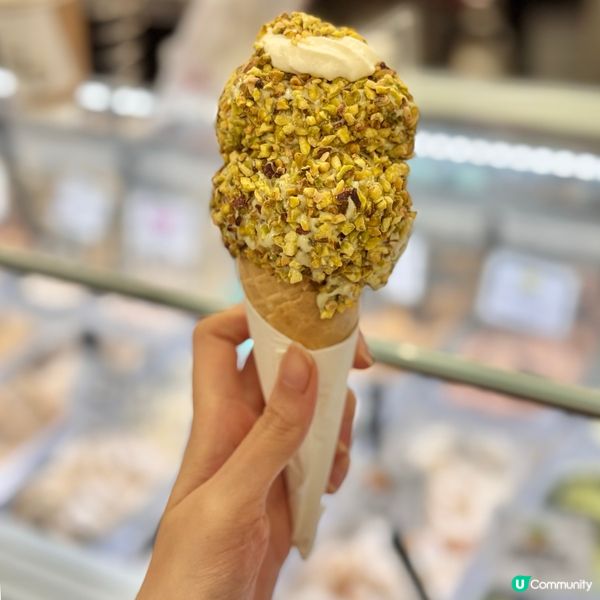 🍦開心果轉轉筒gelato