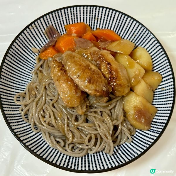 有益彈牙黑豆米意粉🍝