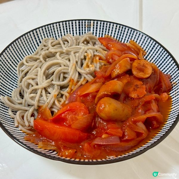 有益彈牙黑豆米意粉🍝