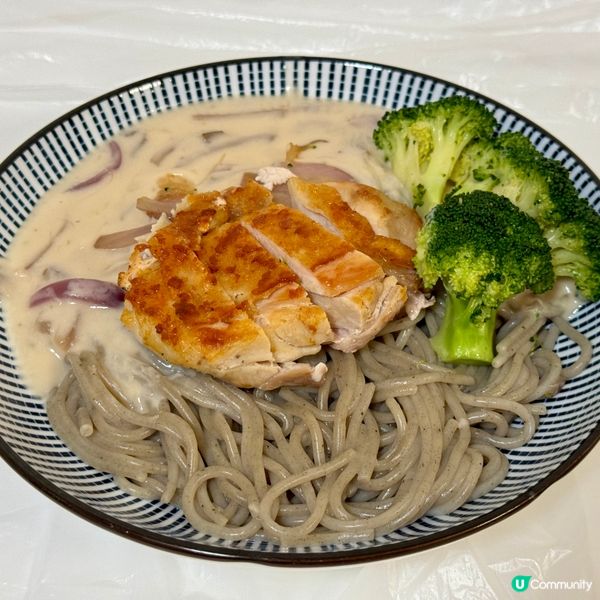 有益彈牙黑豆米意粉🍝