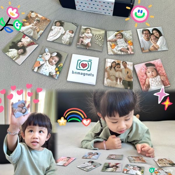 用磁石貼紀念每一個珍貴時刻🧑‍🧑‍🧒‍🧒💕 #把愛貼在家的每個角落