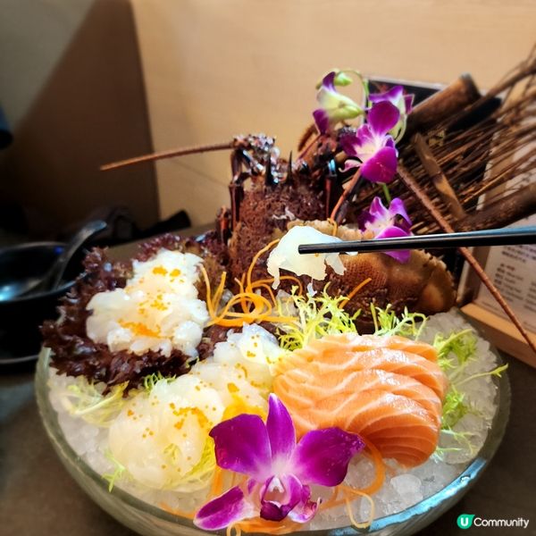 親子火鍋店❣️龍蝦刺身+龍蝦火鍋湯底正