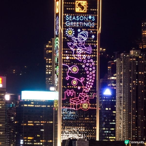 聖誕燈飾 閃爍尖東耀香江 