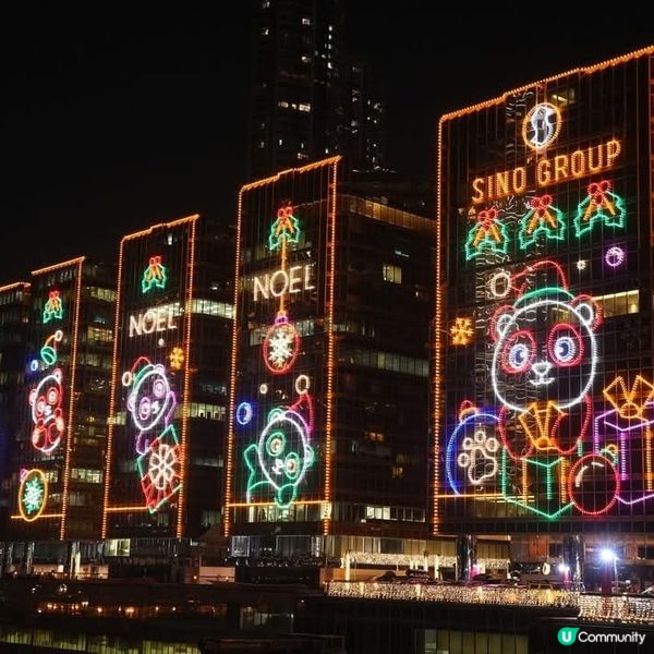 聖誕燈飾 閃爍尖東耀香江 