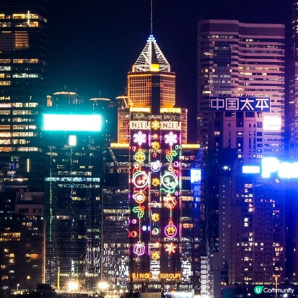 聖誕燈飾 閃爍尖東耀香江 