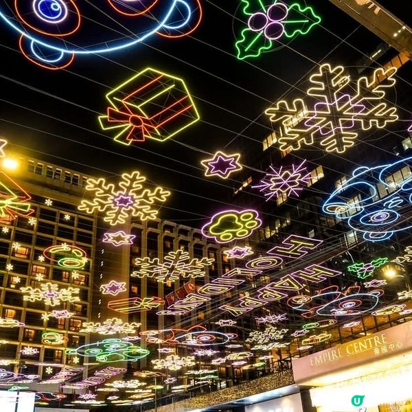 聖誕燈飾 閃爍尖東耀香江 