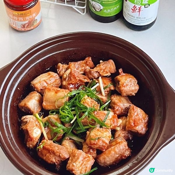 啫啫生焗排骨煲

