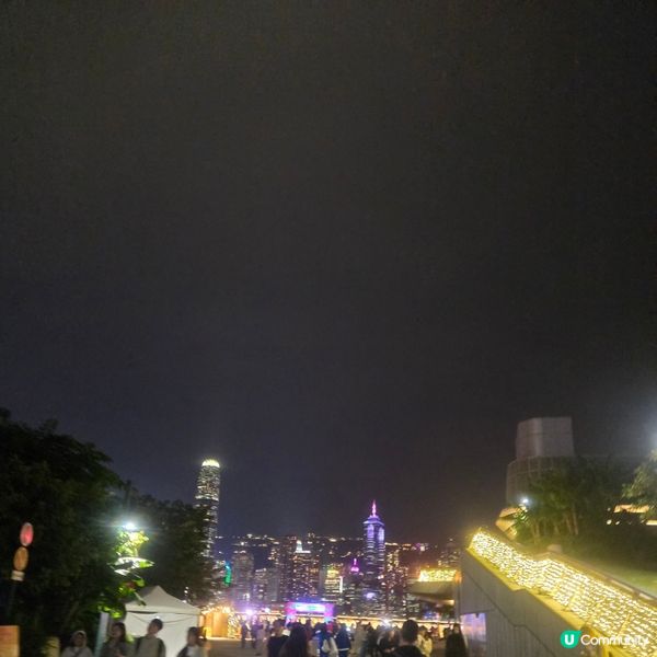 夜遊公園，美景惜人多又吵