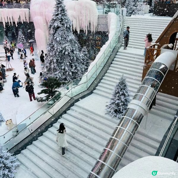 深圳萬象前海雪景