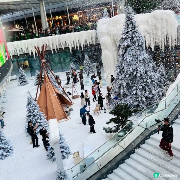 深圳萬象前海雪景