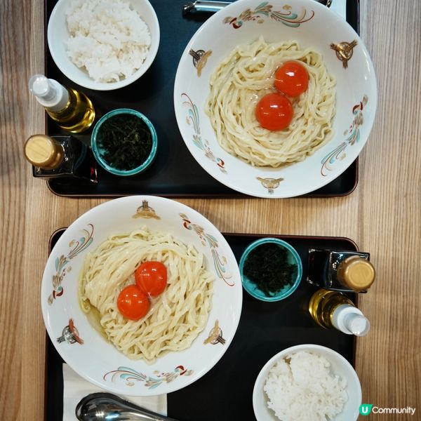 三田製麵所x哲平食堂 超高質生雞蛋拌麵😆