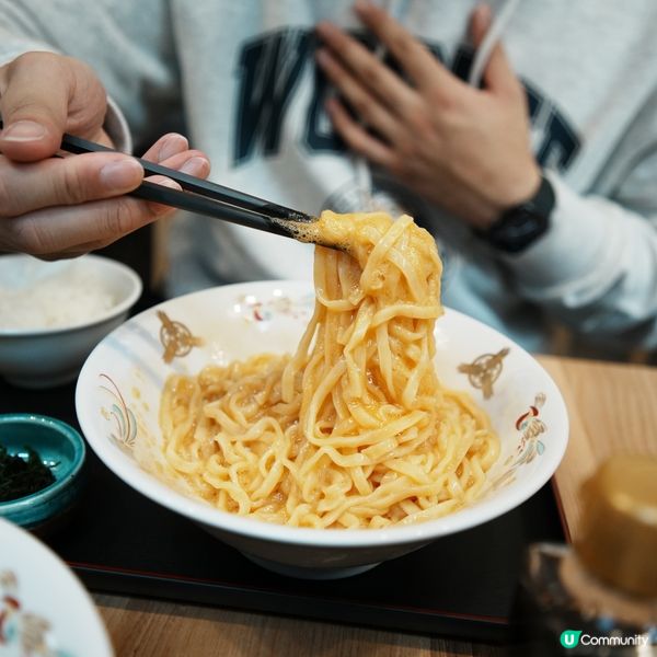 三田製麵所x哲平食堂 超高質生雞蛋拌麵😆