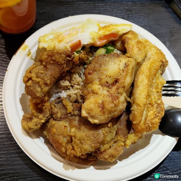 ## 觀塘工廈隱世美食🤤蔥油雜扒煎蛋飯超豐富超滿足💜