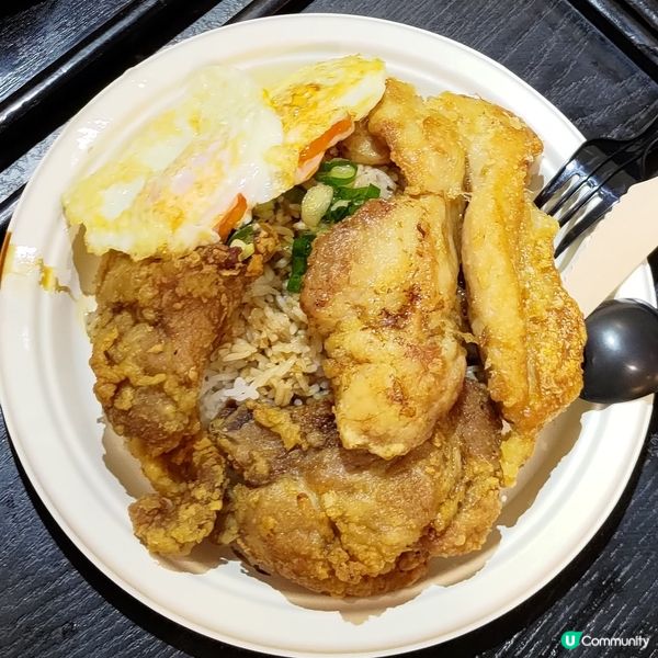 ## 觀塘工廈隱世美食🤤蔥油雜扒煎蛋飯超豐富超滿足💜