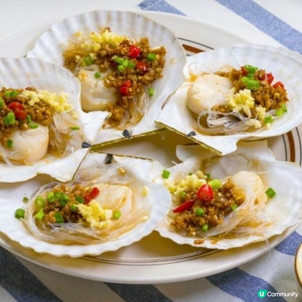 蒜蓉粉絲蒸扇貝