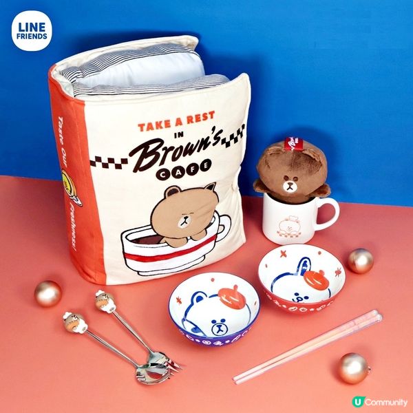 超過50款LINE FRIENDS嘅精選商品登陸
