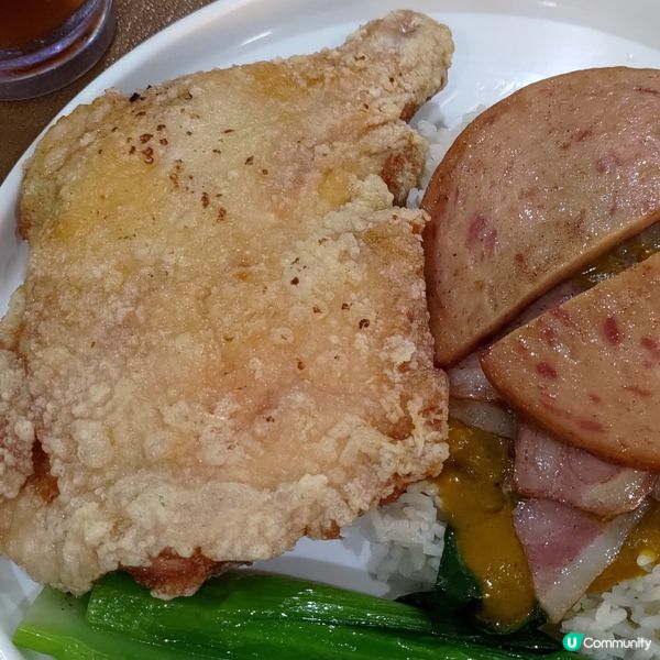 ## 牛頭角必食隱世餐廳🍗超巨型超邪惡炸雞髀飯🤤💜