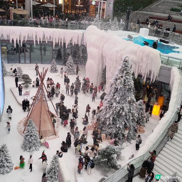 ## 深圳聖誕打卡必去❄️萬象前海飄雪之境超有氣氛🤩💜