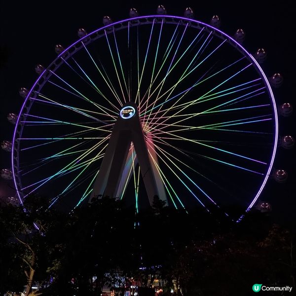 ## 深圳必去打卡熱點🎡歡樂海灣摩天輪夜景一流🌌💜