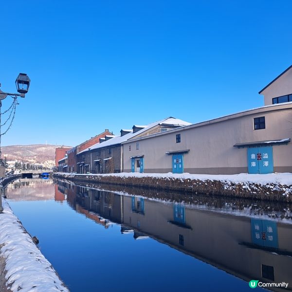 小樽運河❄️打卡聖地😍
