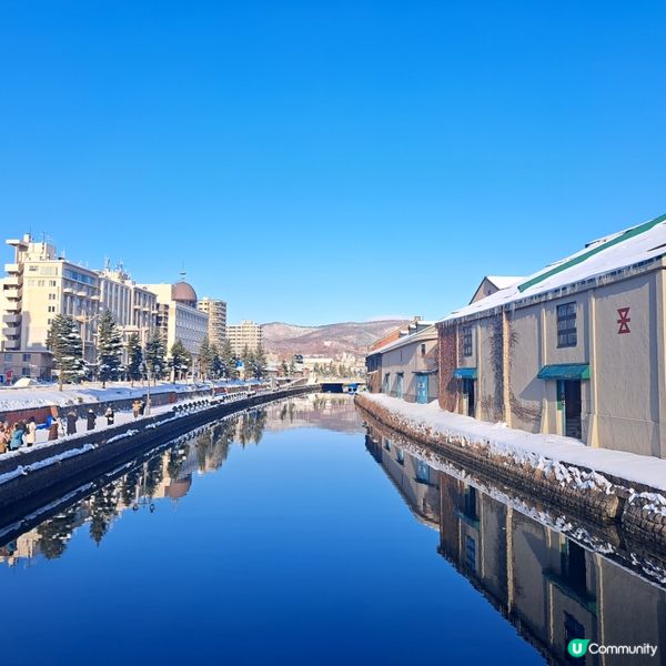 小樽運河❄️打卡聖地😍
