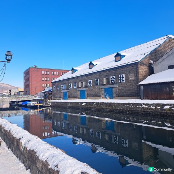 小樽運河❄️打卡聖地😍