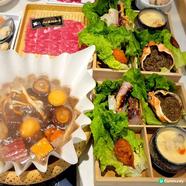 ## 牛牛🦀 北海道鱈場蟹日式紙火鍋 🔥 任食靚牛！