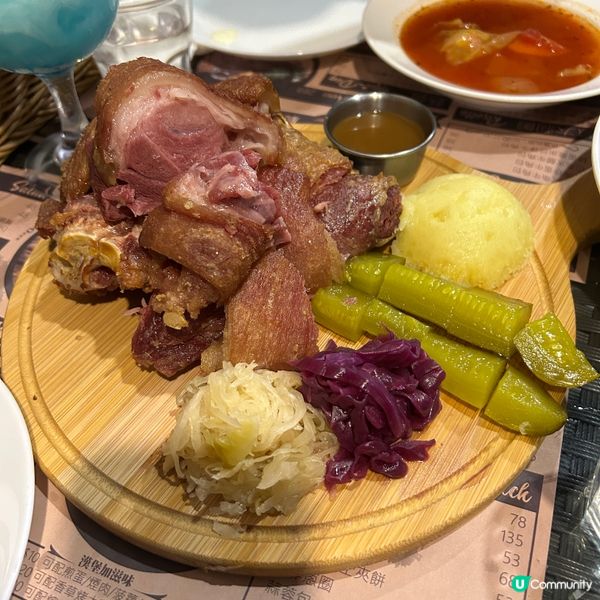 大埔脆皮鹹豬手|🐷大件夾抵食性價比高西餐