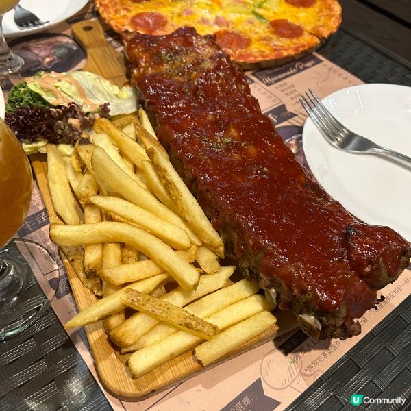 大埔脆皮鹹豬手|🐷大件夾抵食性價比高西餐