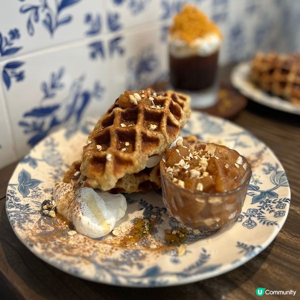 藍白風格隱世咖啡店｜元朗