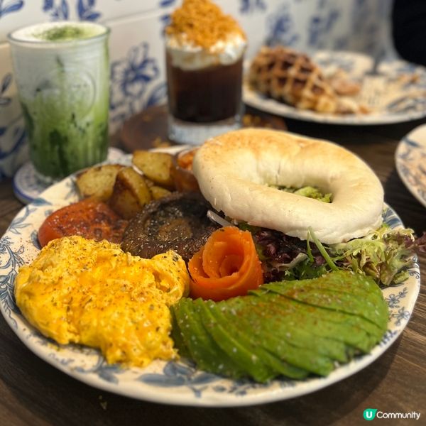 藍白風格隱世咖啡店｜元朗